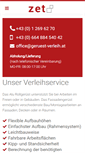 Mobile Screenshot of geruest-verleih.at